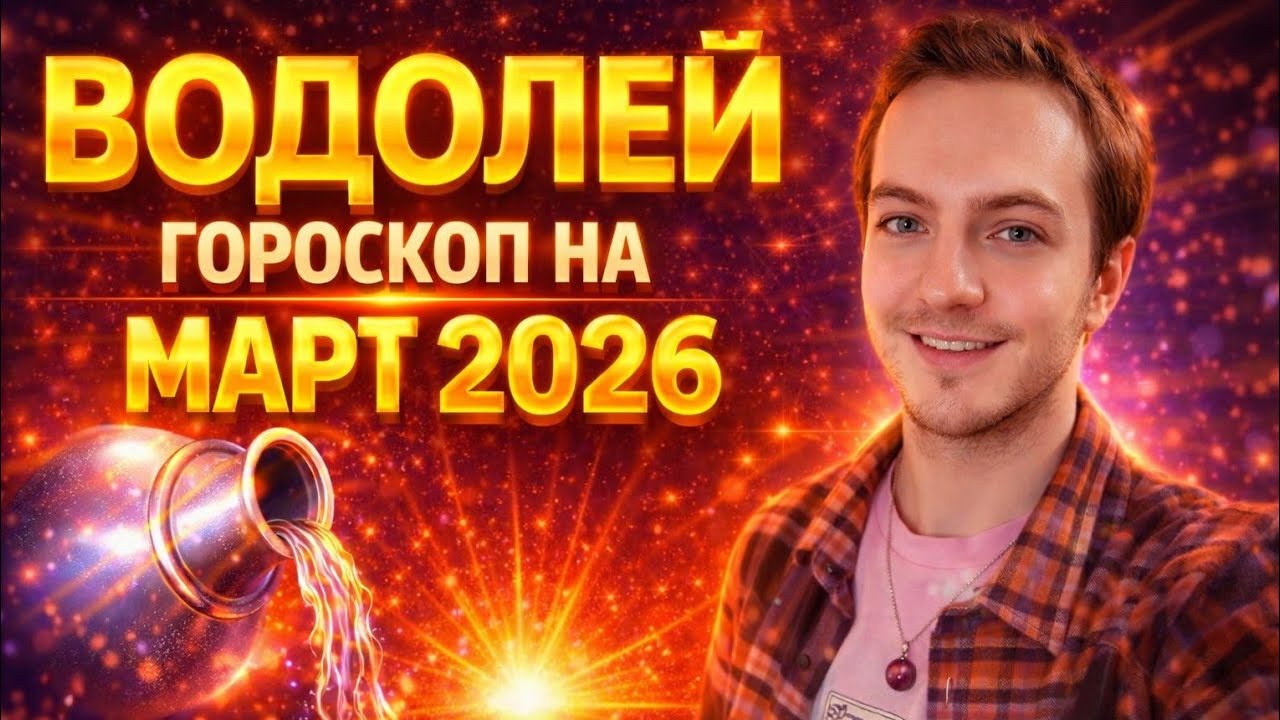 ВОДОЛЕЙ - ГОРОСКОП НА МАРТ 2026 ОТ АСТРОНЯНЬ