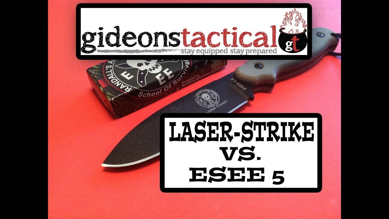 ESEE Laser Strike vs. ESEE 5 Knife Comparison
