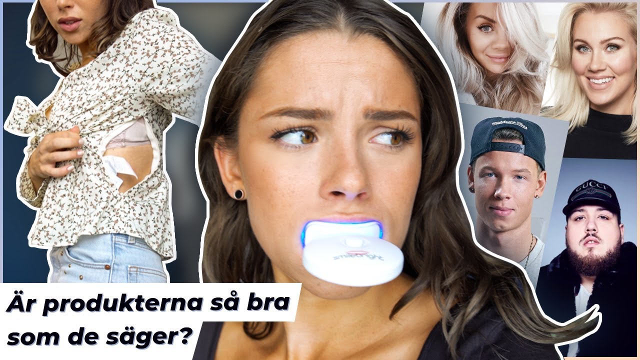 KÖPTE PRODUKTER SOM INFLUENCERS REKOMMENDERADE