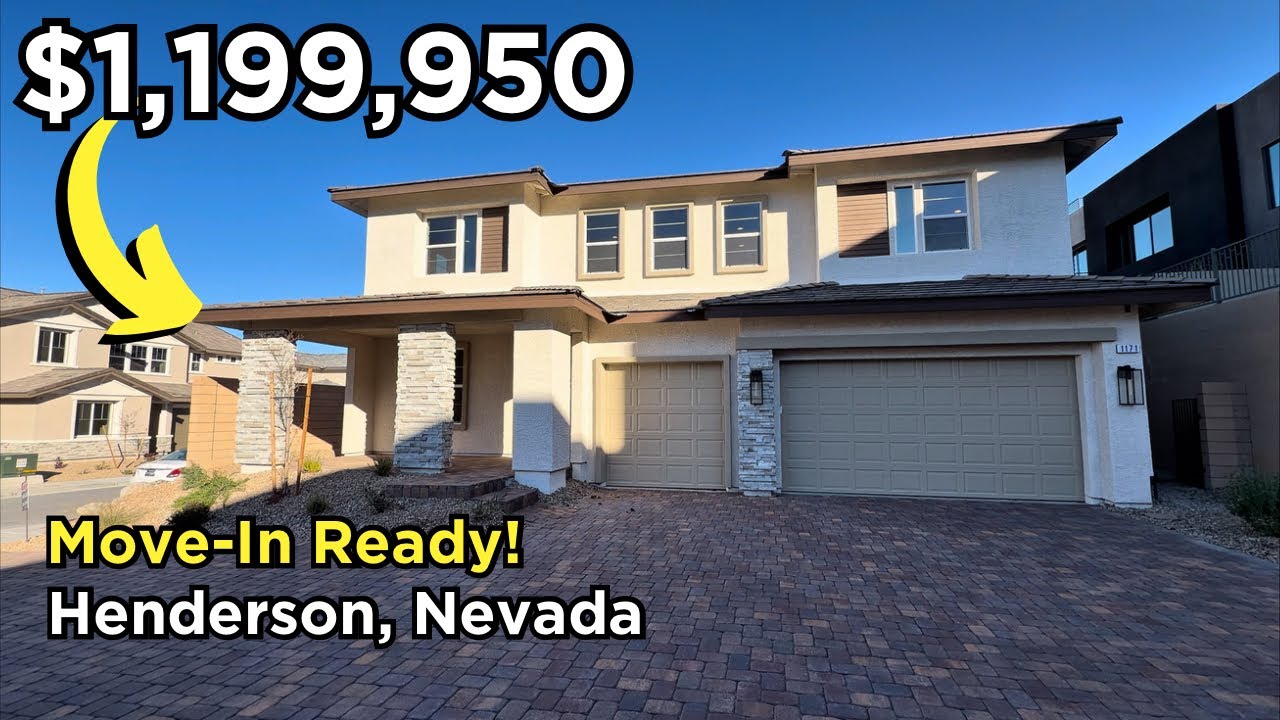 Move-In Ready New Construction Home For Sale in Henderson Gated Community