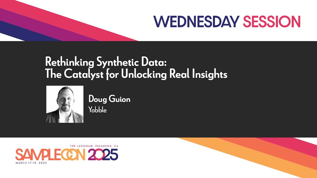 SampleCon 2025 | Rethinking Synthetic Data: The Catalyst for Unlocking Real Insights