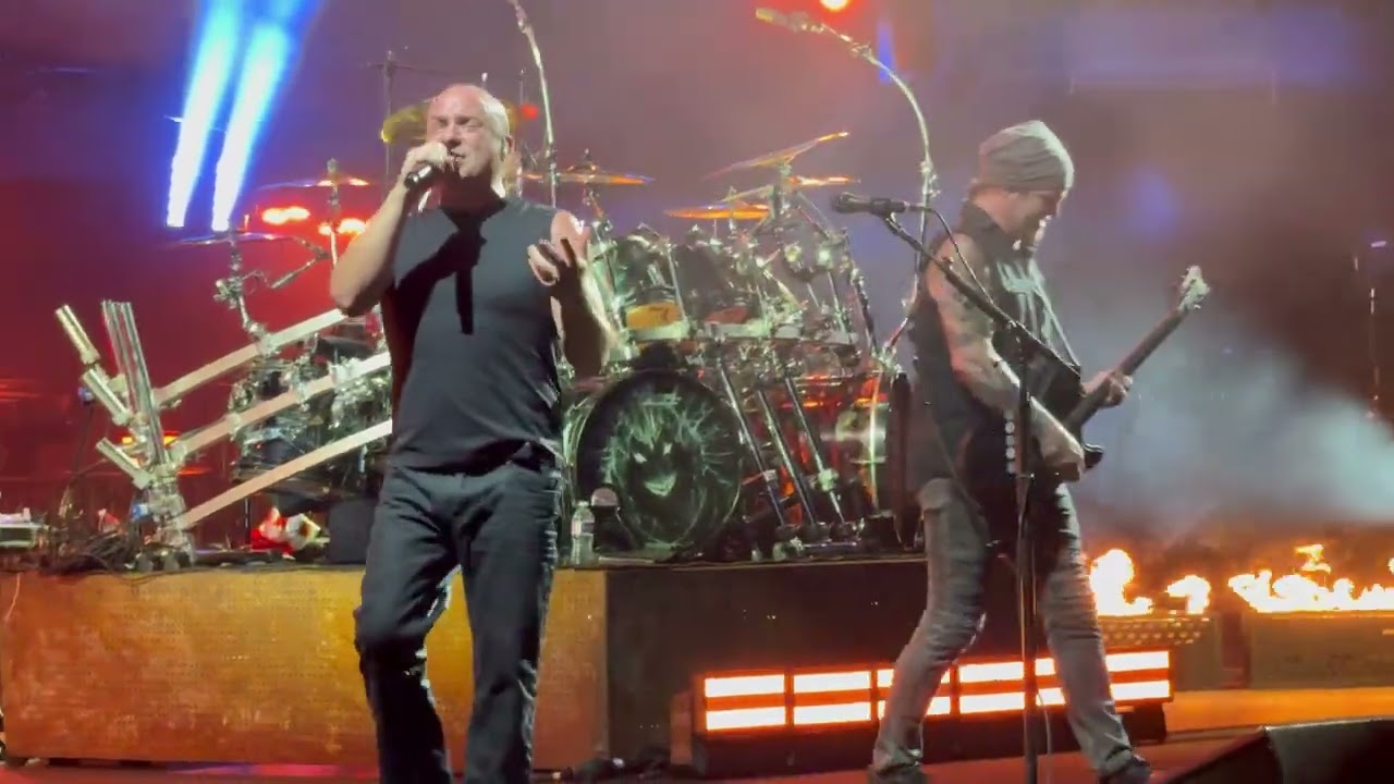 DISTURBED perform PRAYER live at T-MOBILE CENTER in Kansas City, MO on February 2nd, 2024