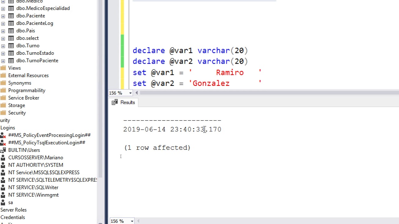 SQL Server: La función DATEADD