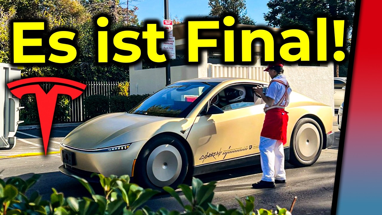 Sieht so das autonome Robotaxi final aus? Tesla Cybercab NEU!