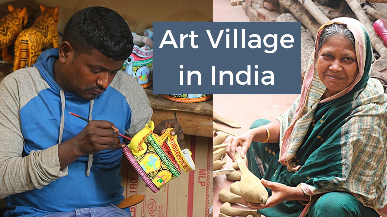 Raghurajpur Art Village Odisha | Art Village in India | Pattachitra Art Orissa | Eat Travel Fun