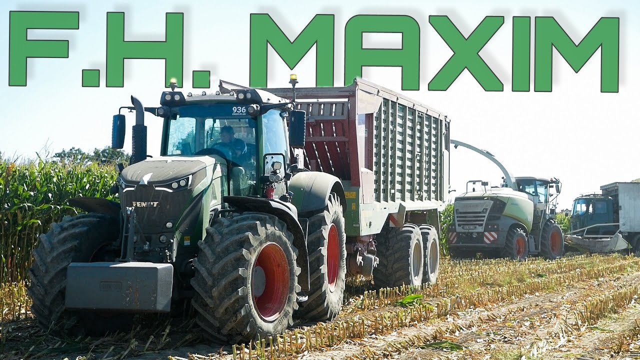 ☆ F.H. Maxim w akcji! ☆ Ciężarówka w odwozie?? ☆ Koszenie kukurydzy z mega odwozami ☆ 4x Fendt ☆