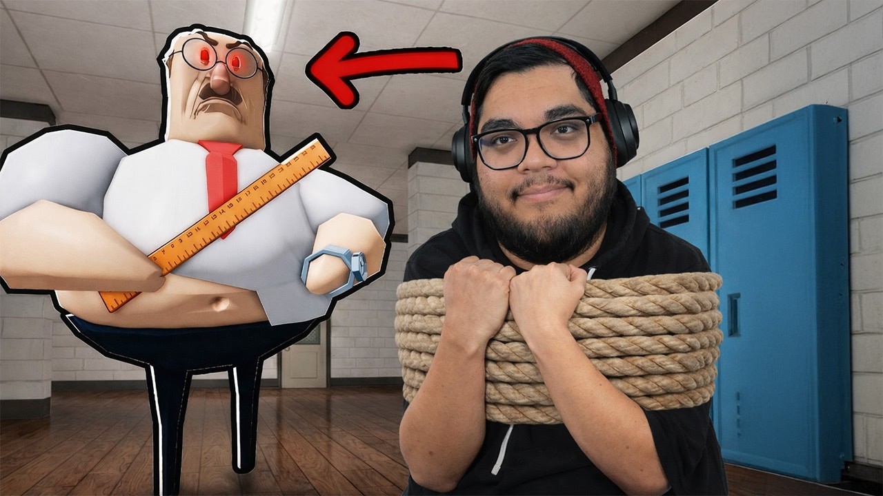 I ESCAPED Evil Teacher in Roblox!
