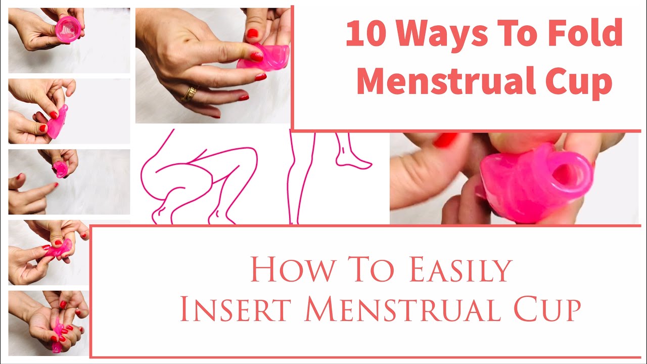 HOW to Easily FOLD and INSERT Menstrual Cup | 10 Ways To FOLD MENSTRUAL CUP | Sassy Swati