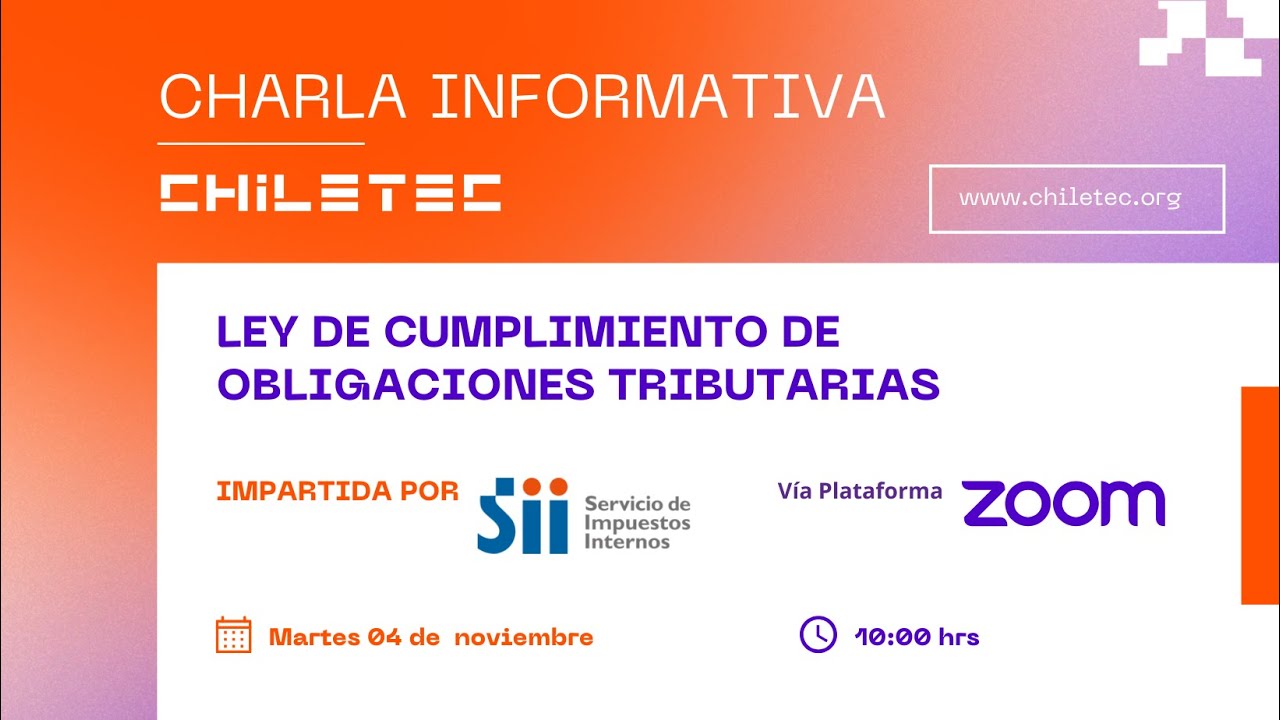 CHARLA INFORMATIVA SII: 