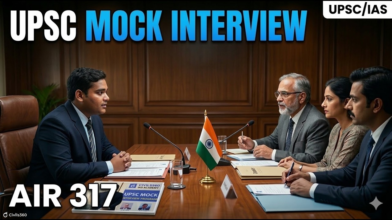 AIR 317 GAURAV PRATAP SINGH | UPSC Mock Interview 2026 | Real UPSC Interview Questions