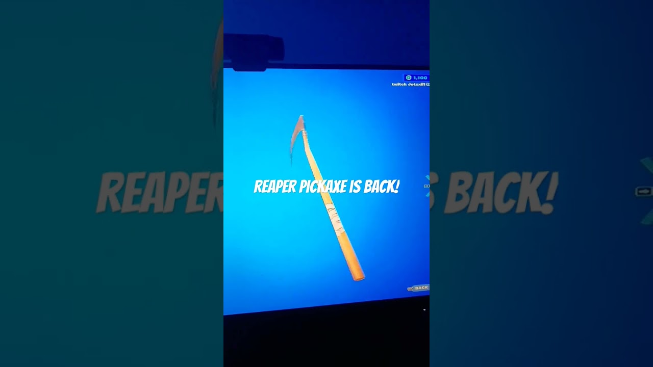 #fortnite REAPER PICKAXE is back! #free #og #sweaty #best #reaper #pickaxe #like #gaming
