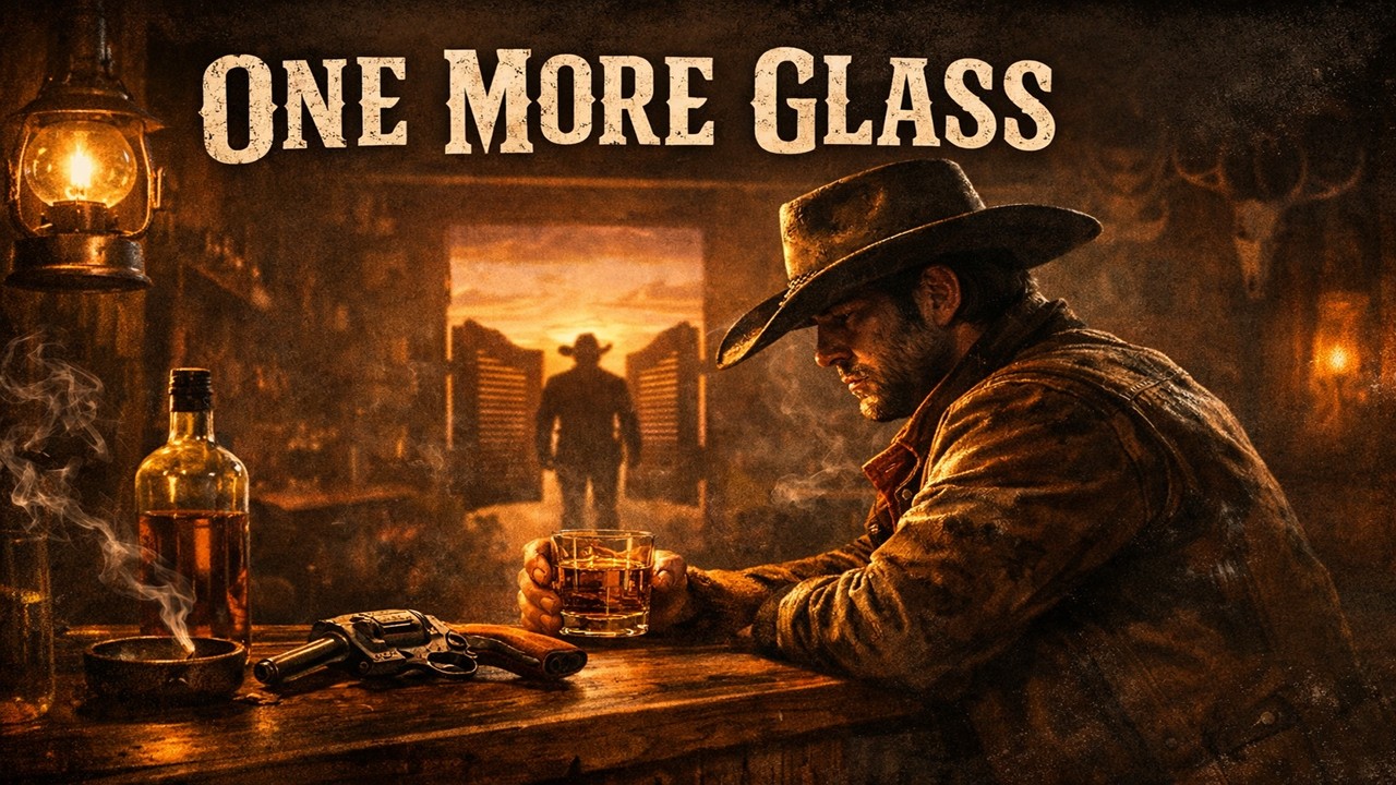 One More Glass — Dark Country Outlaw Song | Whiskey & Dust Western Ballad