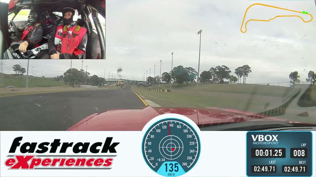 V8 Mustang Hotlap Eastern Creek