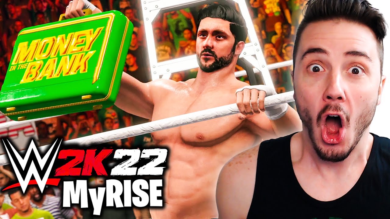 Money in The Bank Ladder Match! (WWE 2K22 MyRISE)