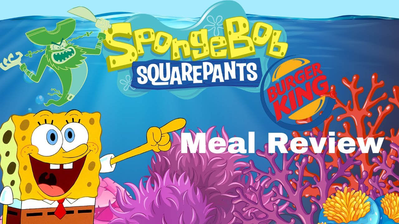  BurgerKing SpongeBob  Meal Review   HD 4k