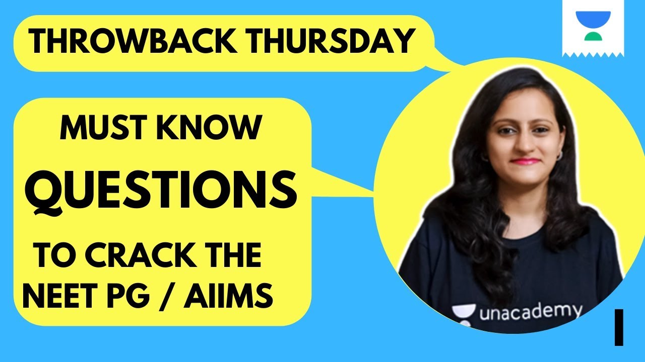 E1 | MASTER THE PREVIOUS YEAR QUESTIONS of NEET PG / AIIMS | BY DR. NIKITA NANWANI