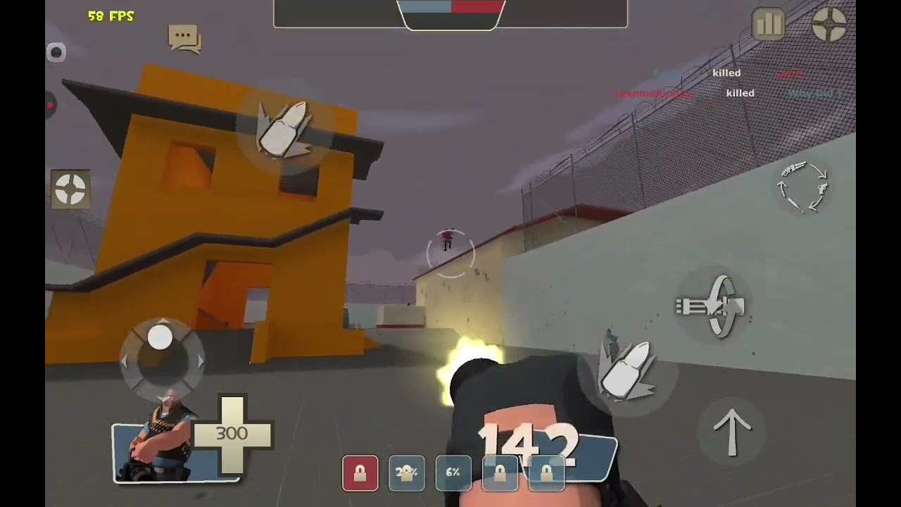 Tf2 mobile: rewritten heavy gameplay