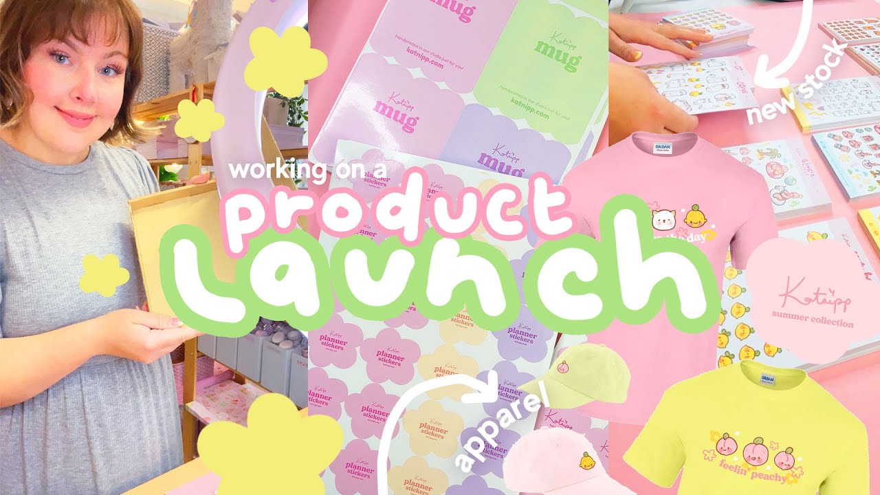 STUDIO VLOG 📦 UNBOXING NEW STOCK FOR A SHOP UPDATE & DESIGNING NEW T-SHIRTS FOR MY BUSINESS