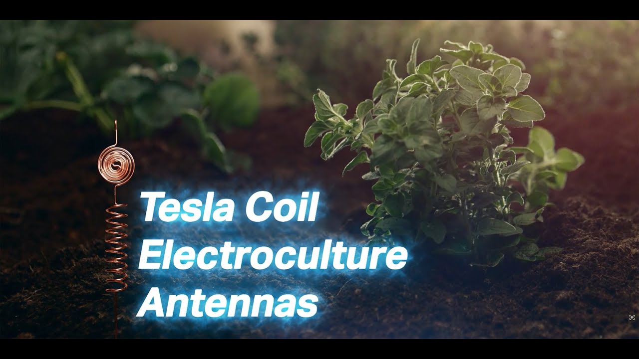 🌱 Supercharge Your Garden with Tesla Coil Antennas! Bigger Harvests & Healthier Plants Naturally