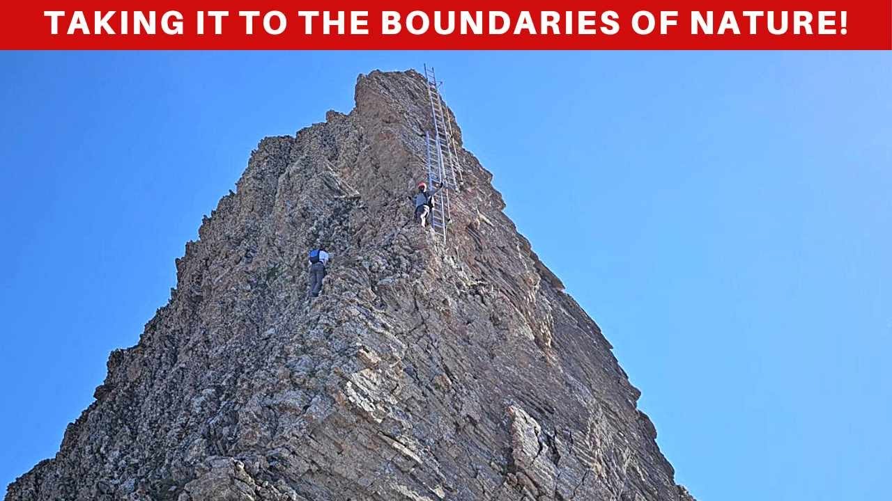 NAYD goes to 10,000 feet on the Via ferrata Schwarzhorn above Grindelwald Switzerland!