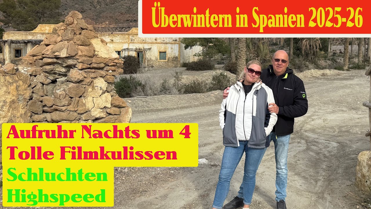 Aufregung Nachts ,es brennt! Wir zeigen Filmkulissen - Schluchten- es geht zur Rennstrecke u.v.m