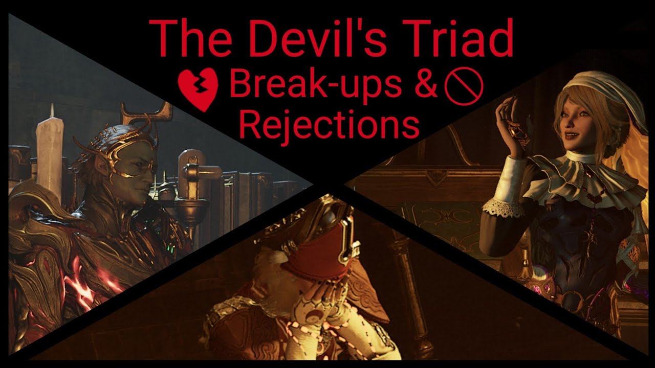 The Devil's Triad: Break-ups and Rejections 