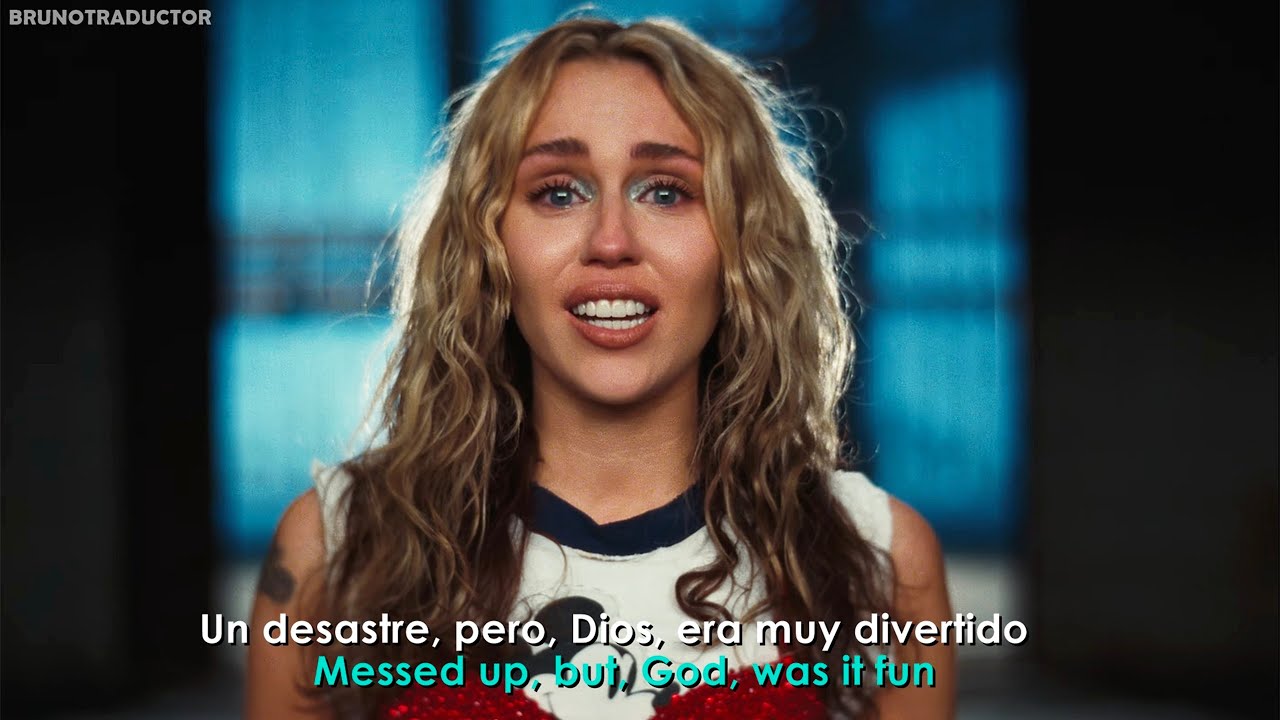Miley Cyrus - Used To Be Young // Lyrics + Espa&ntilde;ol // Video Oficial