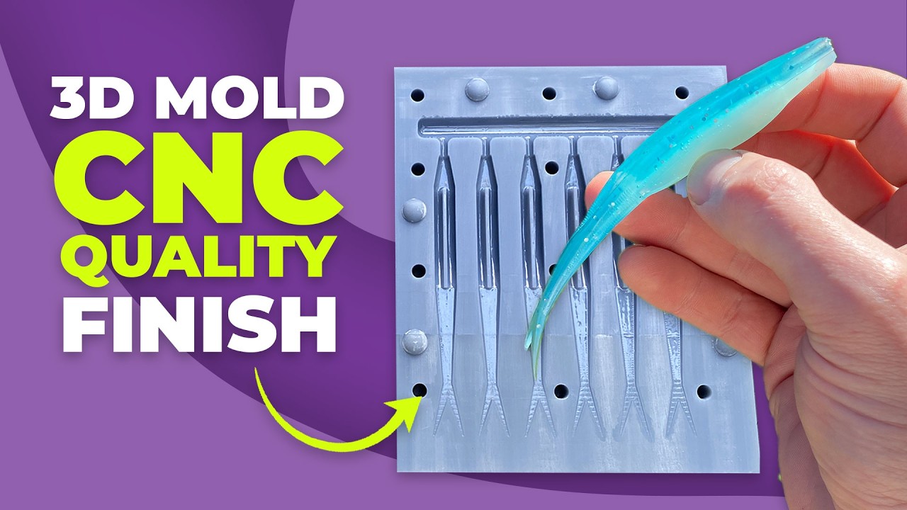 3D Printed Molds for Soft Plastic Lures – FDM vs Resin, Tips & Finish Quality