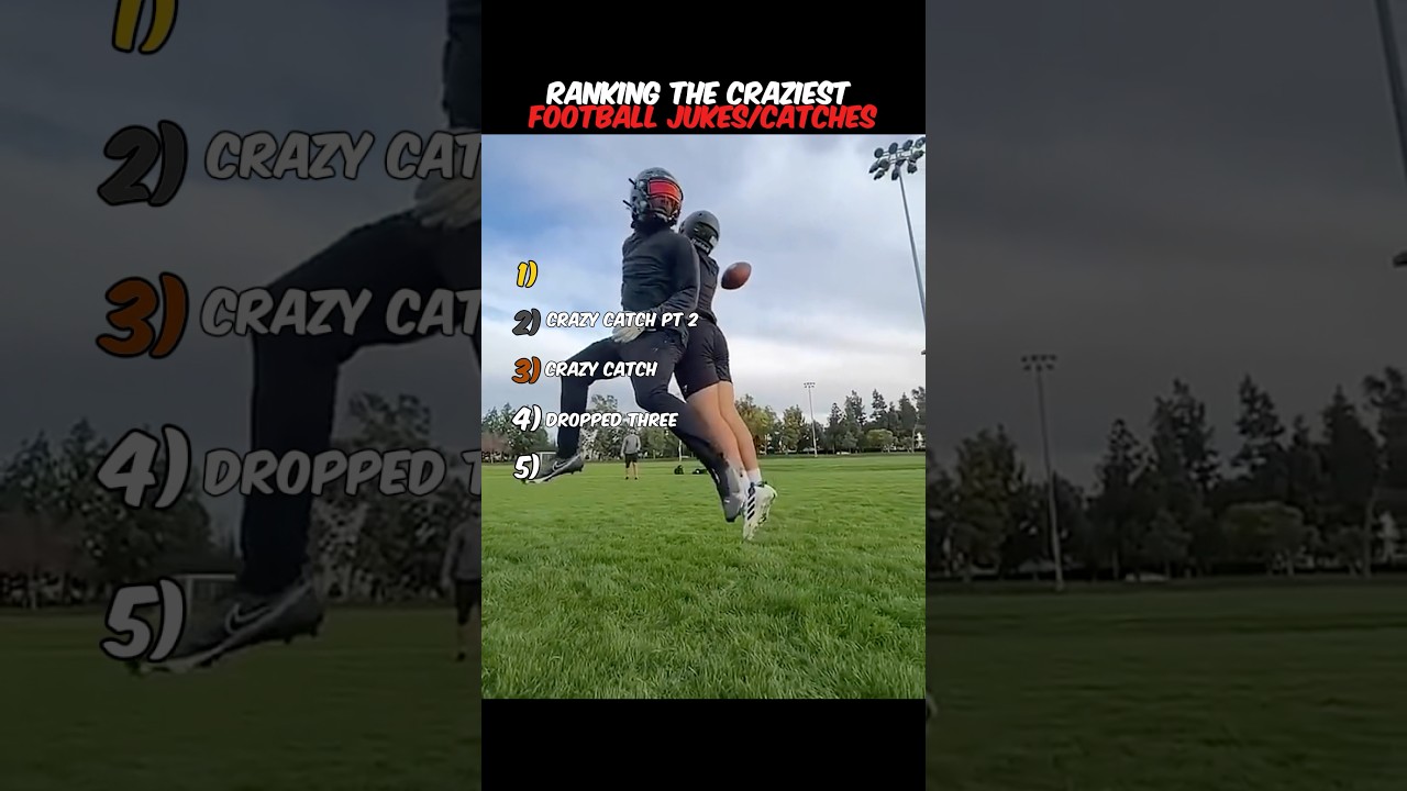 Ranking The Craziest Football Catches And Jukes