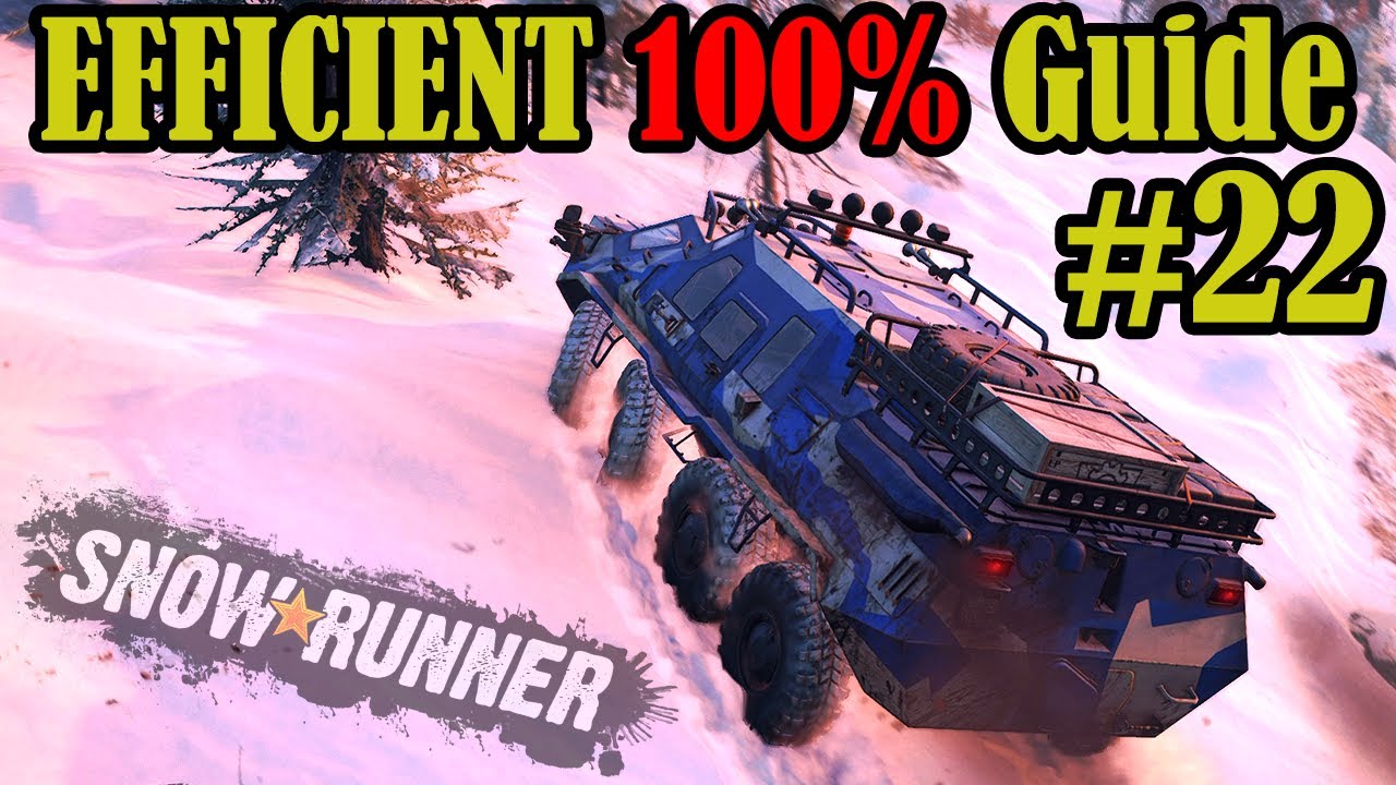 Drowned Lands, Taymyr - Part 22 - Snowrunner Guide [MOST EFFICIENT] - 100% Completion