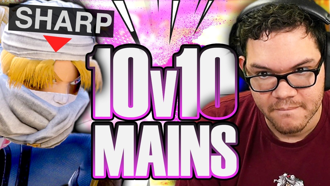 Sharp REALLY Thinks He Can Beat MY Mains?! | 10 v 10 Mains