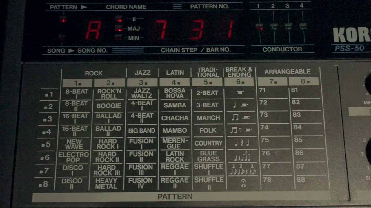 KORG PROGRAMMABLE Super Section PSS-50 DEMO