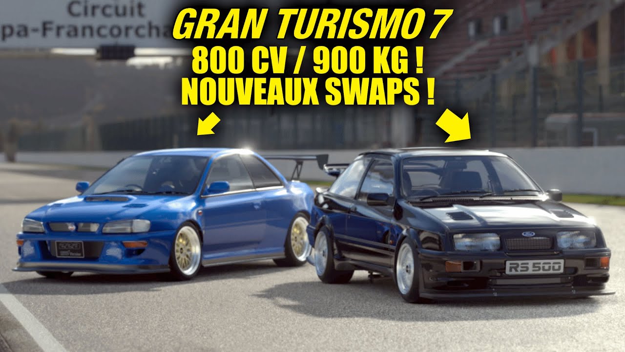 😂 800 CV POUR 900 KILOS ! GRAN TURISMO 7 SWAPS MOTEURS