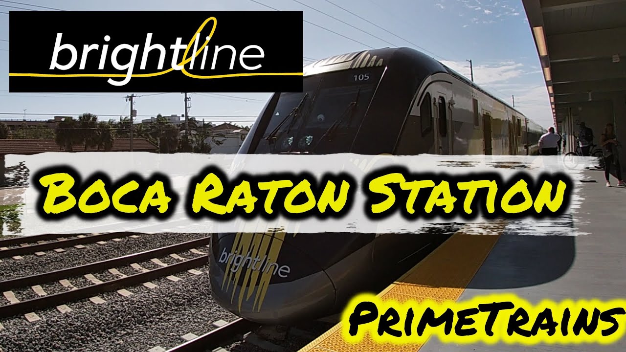 Brightline Train - Boca Raton Station Full Tour #gobrightline #trains