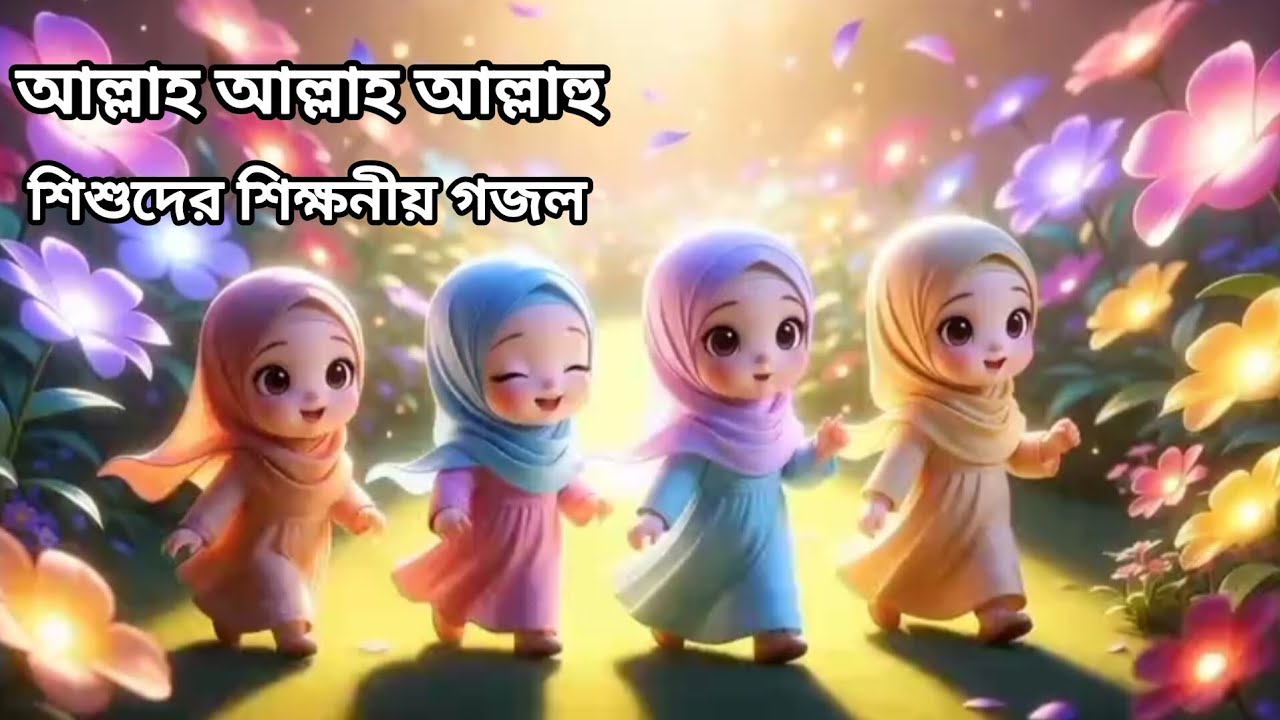 আল্লাহ আল্লাহ আল্লাহু। ছোটদের শিক্ষণীয় গজল। Allah Allah Allah hu।#3dcartoon#3d 