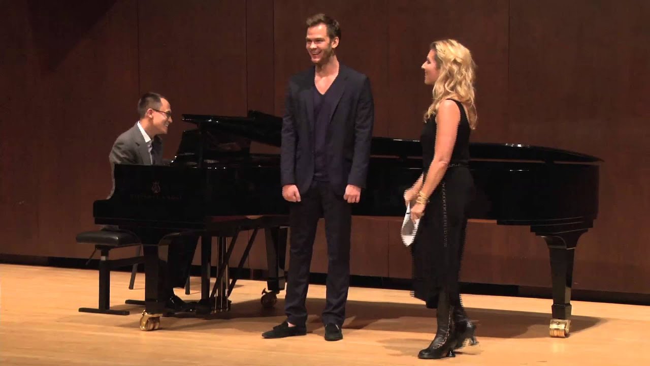 Joyce DiDonato Master Class, October 4, 2013: Szymon Komasa and Bretton Brown