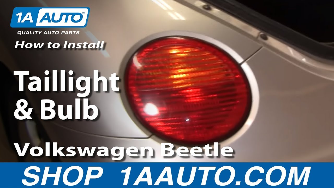 How To Replace Taillights 98-05 Volkswagen Beetle