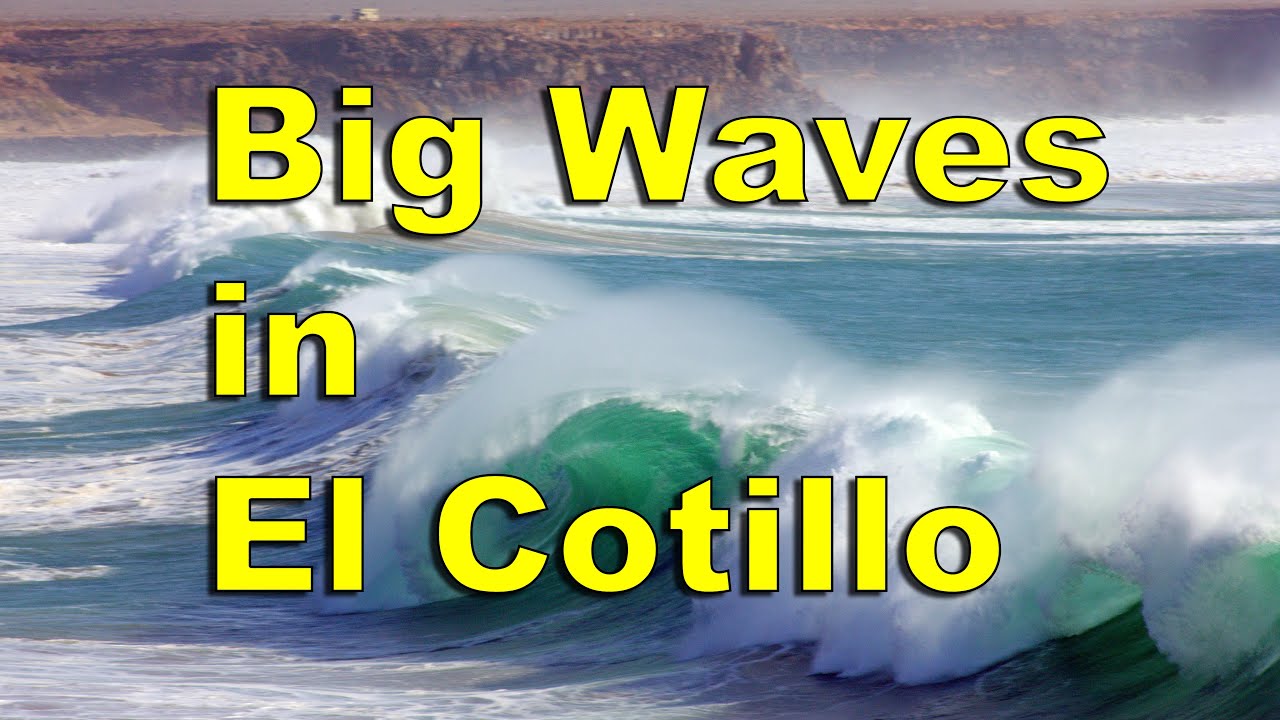Big Waves in El Cotillo, Fuerteventura