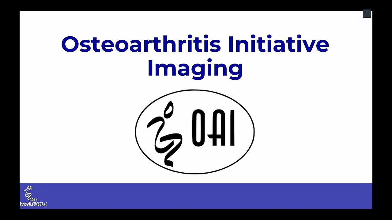 Get to Know the OAI Imaging Resources