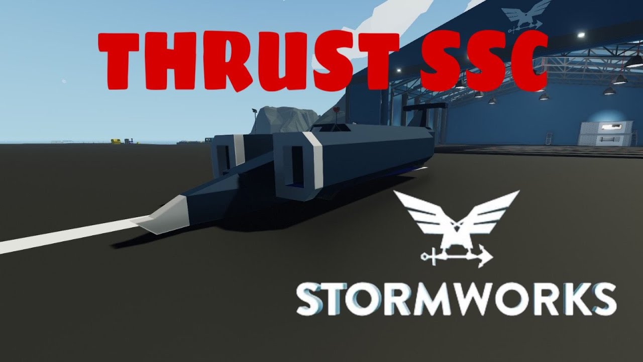 Stormworks Thrust SSC Jet Car Land Speed Record