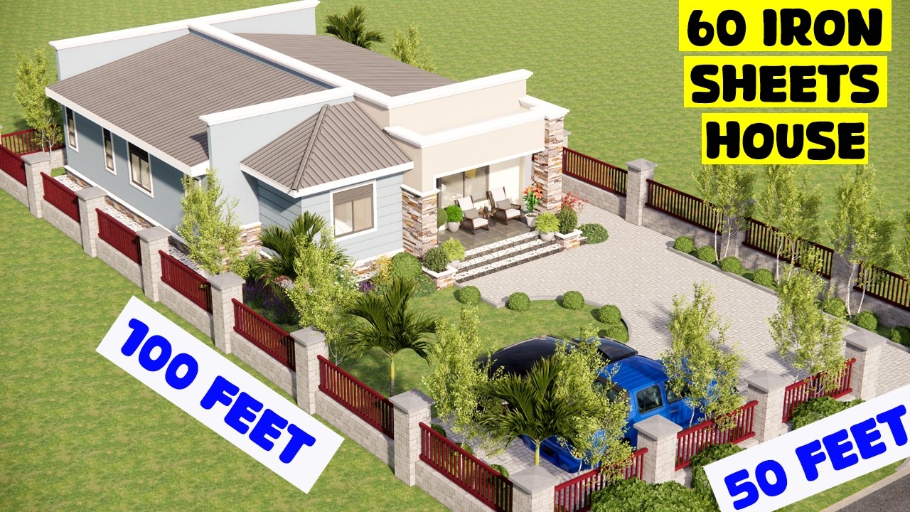 3 Bedroom House Design in Uganda on a Budget!