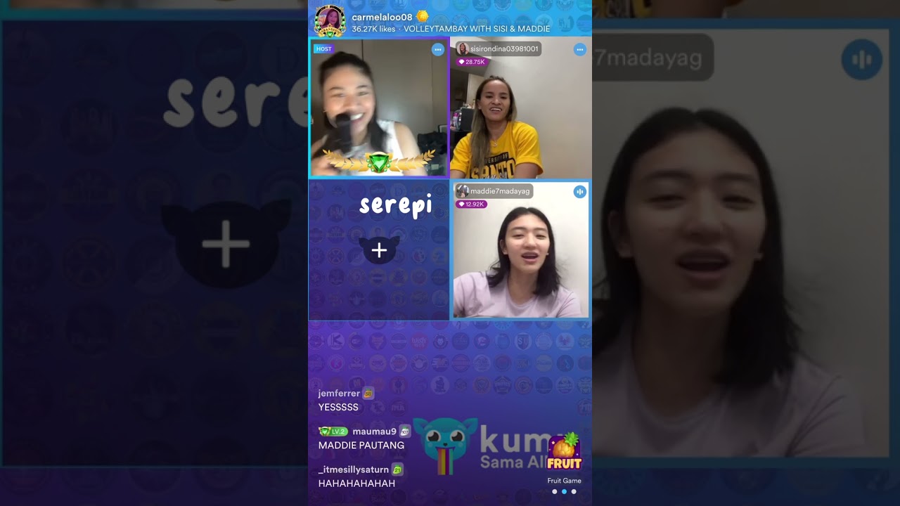 KUMU LIVE | Part 3/4 Volleytambay with Sisi and Maddie 9/08/23