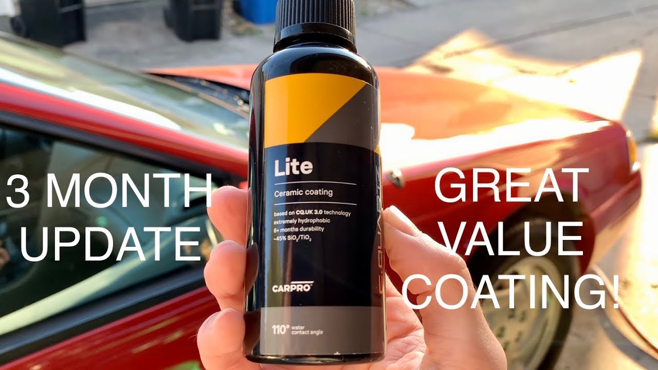 CarPro CQuartz Lite - One of the Best Value Coatings?  3 Month Update and Chemical Resistance Test!