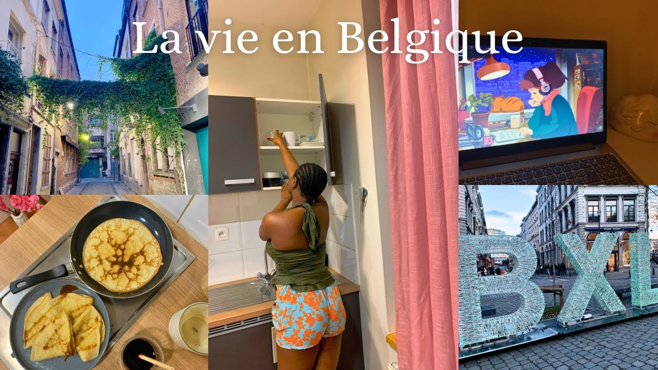 Vivre seule en Belgique: ma semaine entre travail , école & business 