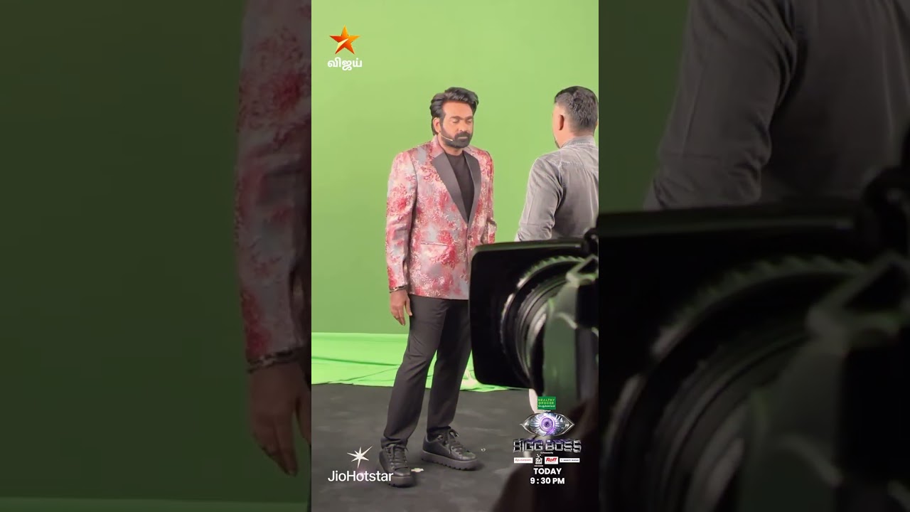 Aura of Vijay Sethupathi 😎🔥 | Bigg Boss Tamil Season 9 | Vijay Sethupathi | Behind the Scenes