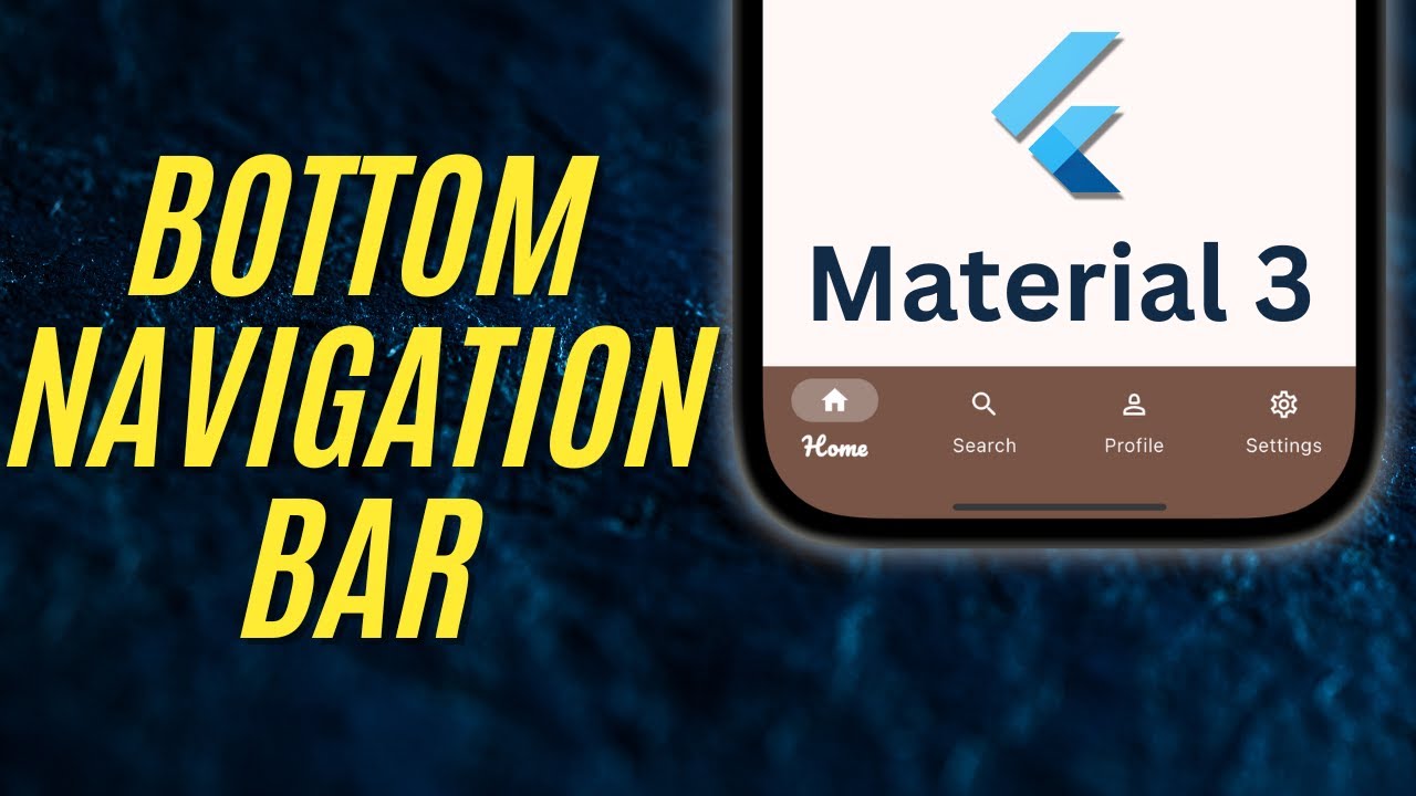 🔥 Flutter Bottom Navigation Bar 2025 | Material 3 Widget