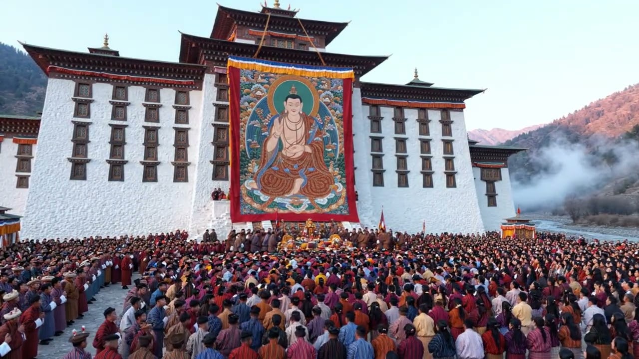 Thimphu Tshechu Religious Dance Procession &ndash; Bhutan&rsquo;s Sacred Masked Dance Festival