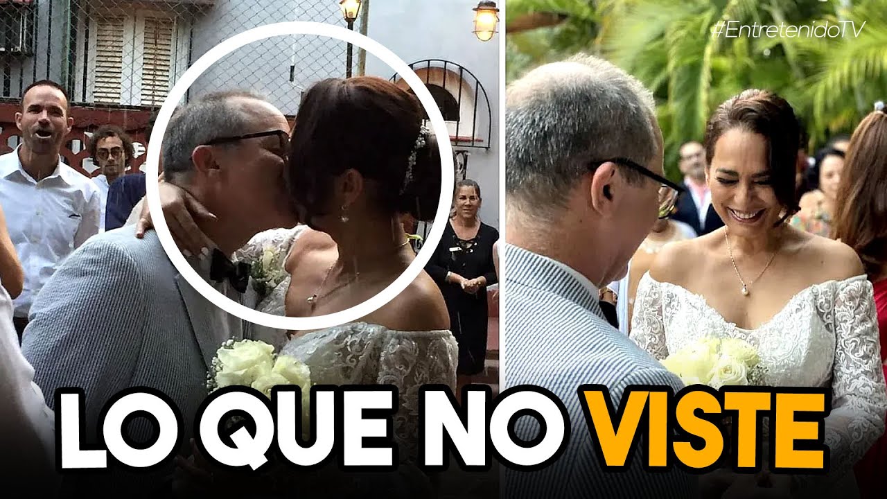 El MATRIMONIO de Jacqueline Arenal a Sus 54 Años | Cosas Que NO Viste de La BODA