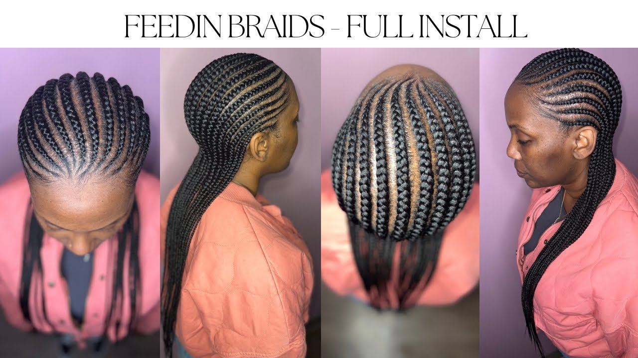Simple Design Feedin Braids COMPLETE INSTALL | Full Service | Start to Finish