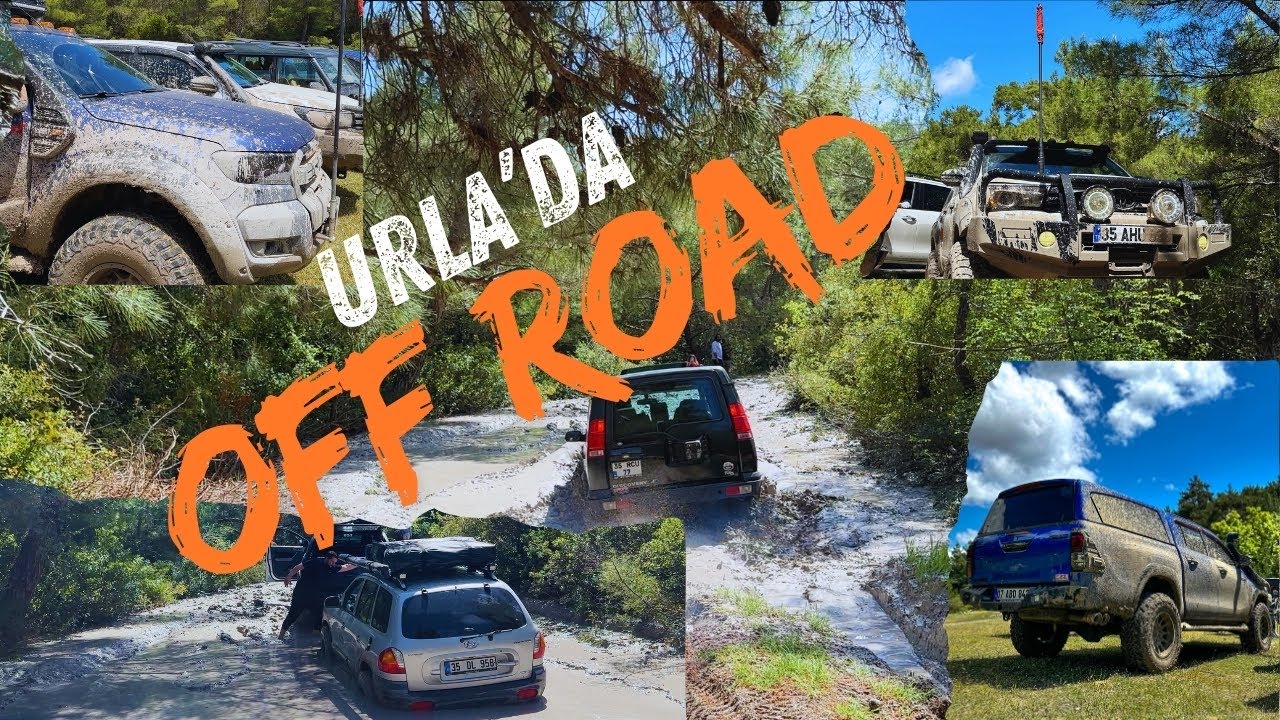 URLA 'DA OFF ROAD PARKURU 'NDA STRES ATTIK , BİRAZ  ÇAMURLANDIK :)